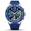 Explosiones transfronterizas megir Reloj de Hombre Deportivo Multifuncional Calendario Impermeable Reloj de Cuarzo Hombre 2083G