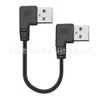 Cabo de Dados com Design de Cotovelo USB Am Dobra Esquerda e Direita Adaptador Macho-Macho Cabo para Chassi de Equipamento Digital