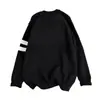 Suéter redondo de estilo perezoso para hombre, capa interior de otoño e invierno, tejido de punto de alta gama, estilo de pareja moderno, capa base negra