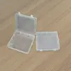 Caja de Almacenamiento de Plástico Transparente Rectangular Máscara Papelería PP Caja Vacía Herramienta de Ferretería Caja de Muestra Caja de Componentes Digitales