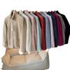 O Mesmo Estilo! 199! Jaqueta de Lã Grossa Quente Slim-Fit com Gola Alta Dupla Face para Mulheres - Outono e Inverno