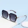 Gafas de sol polarizadas para mujer de estilo TikTok, elegantes y a la moda, con flor de camelia, perlas pequeñas, alta gama, protección UV y diseño sin montura