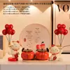 Decoración Creativa de Gato de la Suerte con Globos para Entrada Zapatero Sala de Estar Decoración del Hogar Regalo de Inauguración