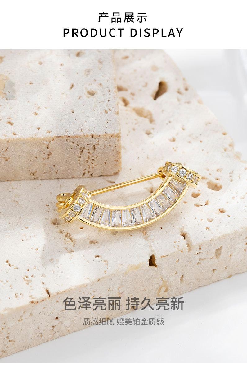 治愈系小巧可爱微笑胸针时尚百搭个性胸花小众轻奢新品