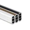 Barra para Armario Aleación de Aluminio Muebles Accesorios de Cocina Barra para Ropa Disponible en Tres Colores, Sin Brida Incluida, Precio de Fábrica al por Mayor, Versión Engrosada