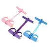 Entrenador de resistencia con pedales para abdominales asistidos, entrenador de chaleco con estiramiento de cuatro tubos y barra plana de seis tubos para yoga y fitness
