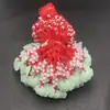 Nuevo Collar con Colgante de Cuerda Roja de Buda Guanyin de Cristal para Hombres y Mujeres Estilo Pareja Collar al por Mayor Colgante de Jade Imitación Artículo de Regalo