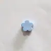 Cuentas de Flor de Estrella de Cinco Puntas con Agujero Grande Corazón Pintado Cuentas Sueltas de Acrílico Materiales para Colgante de Bolsa Llavero Hecho a Mano DIY