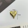 Accesorios de amor de letras simples y lisos, joyería personalizada con baño en inglés, accesorios para el cabello Joker, pinza de sujeción, material para funda de teléfono