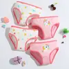 Roupa Íntima Infantil de Algodão Estampa de Desenho Roupa Íntima para Meninas Confortável para Crianças Pequenas e Maiores Cuecas para Bebês Processamento e Personalização