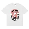 Camiseta de Manga Corta de Alta Calidad Rhude Diamante Color Sólido Estampado de Letras para Hombre y Mujer, Nueva de Verano 2024