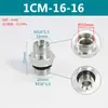 Adaptador hidráulico acero 45# Yonghua cono de 24 grados férula sello ED fitting para manguera 1CB 1CM 1DB 1DM