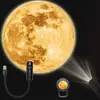 Lámpara de Proyección Popular Transfronteriza, Luz de Fondo, Luz Nocturna para Dormitorio, Lámpara de Iluminación Portátil Alimentada por USB con Rotación de 360 Grados
