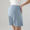 Pantalones cortos de seguridad para maternidad, pantalones cortos finos de modal de cintura alta para verano, anti-exposición, leggings holgados de talla grande, ropa de dormir para verano