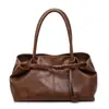 Bolso de Mano Retro Casual para Viajes de Negocios, Bolso de Hombro de Moda Ligero de Lujo para Mujer, Novedad Otoño 2025, Gran Capacidad