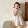 Roupas Infantis Zhe Li Vestido para Meninas Verão Estilo Fino 2026 Vestido Princesa Infantil Vestido de Bebê Vestido de Festa para Menina de Um Ano