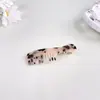 Presilha Versátil de Acetato para Franja para Meninas com Acabamento de Luxo, Presilha Bico de Pato, Presilha Lateral Quadrada Vazada, Presilha de Cabelo Bb Clip