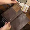 Cuaderno de Hojas Sueltas Retro Marrón A6 70% de Descuento Cuaderno de Agenda de Viaje Desmontable de Piel de PU