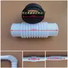 Diámetro Interior 75 80 90 Conector de Manguera Tubería de Drenaje Tubería de Alcantarillado Tubería de Entrada de Agua Tubería de PVC Conector de 90 Grados Manguera Corrugada