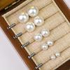 Pendientes de Perlas Retro con Aguja de Plata S925 para Mujer Estilo Ins Coreano Sentido Avanzado Nicho Elegancia Pendientes Joyería para la Oreja Fábrica