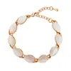 Pulsera para Mujer Imitación Piedra Ojo de Gato Ovalada Estilo Tiktok, Lujo Ligero, Versátil, Sencilla, Diseño de Nicho Ins