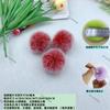 Al por mayor En stock 4cm 5cm 6cm Pompones de Piel de Conejo Sintética Pompones DIY para Empaque de Regalos, Colgantes para Mochilas, Suministros para Decoración Festiva
