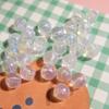 Primavera y Verano Transparente Brillo Azul Corazón Mariposa Oso Colgante Lindo Hecho a Mano Ins Cuentas Popular Mismo Estilo DIY Cuentas Sueltas