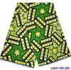 Stock Listo Tela de Cera Estampada Moda Africana de Algodón, Tela para Pantalones Estampada y Teñida, Tela Floral de Moda Producción a Gran Escala