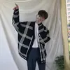 Moda Coreana Otoño e Invierno 2025 Chaqueta de Estilo Perezoso de Moda Suéter Holgado Versátil Nuevo Cardigan de Moda para Hombre Suéter de Punto