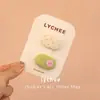 Presilha de cabelo de tecido estilo coreano ins para crianças com bolinhas para meninas, presilha lateral bb fofa, acessório de cabelo de presilha para franja em cores de doce para bebê