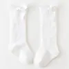 Nuevos Calcetines para Bebé Primavera y Otoño 2025 con Lazo, Boca Suelta, Rayados, de Media Caña, para Bebé de 1 Año, Estilo Europeo y Americano, Calcetines Infantiles