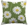 Funda de Almohada Cómoda con Estampado de Flores de Primavera y Margaritas, Transfronteriza Tk Amazon, para Oficina, Dormitorio y Coche