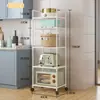 Estante de Cocina Estante para Horno de Microondas Almacenamiento de Especias Estante de Múltiples Niveles de Pie Multifuncional Polea Extraíble Venta al por Mayor Transfronteriza