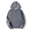 Sudadera Deportiva con Capucha de Color Sólido de Moda Primavera y Otoño del Fabricante, Sudadera Pulóver Casual para Parejas al por Mayor, Se puede añadir logo
