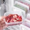 Caja Congelada para Carne de Refrigerador, Caja Congelada Dividida, Caja Sellada, Caja para Verduras Crujientes, Caja para Empacar Arroz, Cebolla, Jengibre, Ajo, Caja para Preparar Verduras