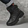 Botas Altas Cortas Cálidas de Talla Grande Nuevas, Zapatos de Algodón, Botas de Nieve, Botas de Exterior con Forro de Polar para Hombre, Zapatos de Hombre