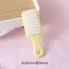 Pente mini fofo estilo Ins em cores de doce com espelho de maquiagem portátil, alto valor estético para meninas