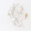 Mameluco para bebé recién nacido, algodón puro, sin costuras, ropa estilo monje para primavera y otoño, mameluco de mariposa para bebé, traje para gatear para todas las estaciones