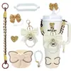 Botella de Agua Térmica Stanley Tapón Antipolvo Taza con Popote Tapa de Taza Correa de Mano Cordón para Botella de Agua Múltiples Estilos Versátiles Set