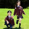 Uniformes de Jardín de Infancia, Uniformes de Escuela Primaria y Secundaria, Conjuntos de Tres Piezas para Juegos de Primavera y Otoño, Uniformes Británicos de Clase para Niños, Trajes de Manga Corta de Verano