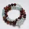Pulsera de Cristal Natural Ágata Roja Flujo de Agua Otoñal para Mujer, Diseño de Moda, Pulsera de Lujo Ligero al por Mayor