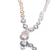 Estilo Francés de Alta Gama Temperamento Elegante Collar de Perlas Versátil Grande Popular Moda de Lujo Ligero Gargantilla Cadena para Clavícula de Nicho