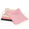 Roupa térmica nova feminina outono calça comprida fina conjunto de roupa íntima sem costura top térmico rosa