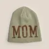 Chapéus de Lã Pintados com Spray de Letras Simples para Outono e Inverno para Homens e Mulheres, Quentes e Personalizados Chapéus Frios Hip-Hop, Chapéus de Puxar Venda por Atacado