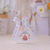 Bolsa transparente de PVC para jardín de infancia, bolsa de embalaje para niños, bolsa de regalo para personas mayores, bolso de mano para bebé, regalo de mano, bolsa de regalo de cumpleaños