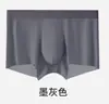 Calzoncillos bóxer deportivos de algodón transpirable para hombre, antibacterianos, transpirables, de cintura media, talla grande