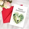 1 Tarjeta de Agradecimiento Grande para Aniversario de Pareja y Juego de Sobres, Tarjeta de Regalo Creativa Transfronteriza Temu para Enamorados