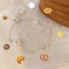 Pulsera Nudo de Agua Alcalina Pan Croissant para Mujer 2024 Nuevo Diseño Nicho Ins Joyería de Mano Simple Modelo Caliente Fabricante Venta al por Mayor