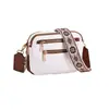 Amazon Nuevo Bolso Casual de PU para Mujer Todo Fósforo Bolso de Hombro Simple de Gama Alta Gran Capacidad Correa Ancha para el Hombro Bolso Cruzado de Moda