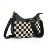 Bolso de Hombro Color Sólido Retro Europeo y Americano Bolso de Media Luna Bolso Cruzado Correa de Hombro Ajustable con Cinta Gran Capacidad